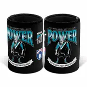Port Adelaide Power AFL Retro Design Beer Can Bottle Cooler Stubby Holder Cosy