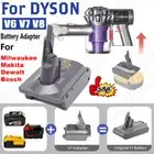 Adapter For Makita DeWalt Milwaukee Bosch Battery Convert To Dyson V7 V8 V6 AU