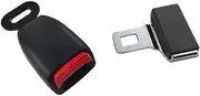 [Generic] Daseeme Car Two-Point Seat Belt Buckle 2.5cm Width Tongue Lock Set