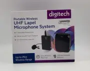 Digitech Portable Wireless UHF Lapel Microphone System