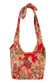Japanese Tie Tote Bag--DAI-LFB-13-RDJ