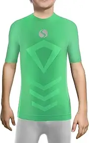 [Sesto Senso] Sports Vests Child boy Short Sleeve Thermal Undershirt Compression Shirt Undershirt