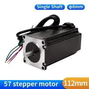 CNC Nema 23 112mm Stepper Motor 8mm shaft For Engraving Printer Stepper Motor