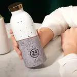 義大利 24BOTTLES 不鏽鋼雙層保溫瓶 500ML - 侘寂之美