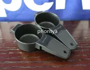 Tupperware Kitchen Tool Gadget Mini Sifter Tea Strainer Set of 2 Black New
