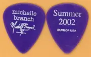 Michelle Branch 2002 Tour Dunlop Color Series Purple Guitar Pick