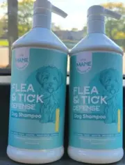 2 The Mane Authority ~ Dog Shampoo ~ Refreshing Lemongrass Scent [Lot Of 2]