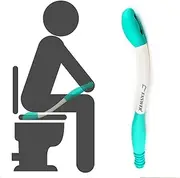 Toilet Aids Tools,Long Reach Comfort Wipe,Extends Your Reach Over 15" Grips Toilet Paper or Pre-Moistened Wipes