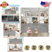 Extra Wide 120-Inch Child & Dog Gate – Durable, Space-Saving Retractable Design
