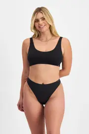 [Bonds] Bonds Women's Match Its Seamless Hi Gee G-String in Black Size: 8 8 Black
