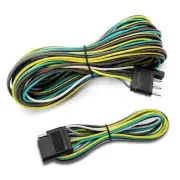 LIMICAR Trailer Wiring Harness Kit 25ft Trailer Wire with 4 Flat Extension Co...