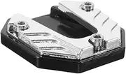 Sosoport Motorcycle Side Kickstand Pad: Aluminum Alloy Non-slip Plate Base Extension Parking Stand Support Pad Accessory Body and Frame Parts Silver