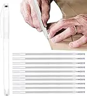 Sewing Disappearing Marking Pen,Sewing Marker for Fabric Disappearing with 10 Refills - High-Temp Disappearing Quilting Pen for Patchwork Embroidery Pen Borato