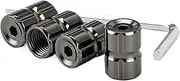 Air Caps Cover, Car Tire Valve Stem Caps, 4X Auto Wheel Tyre Nozzle Accessories Leak-Proof for Motorcycle Truck Bike Most Vehicle