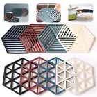 Silicone Trivet Mats And Hot Pads Placemat Hexagon Heat Resistant Multifuntion
