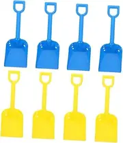 OFFIGAM Set of 8 Mini Plastic Shovels Boys and Girls Beach Toys Garden Shovels Outdoor Play Tools for Boys and Girls Adventure Toys for Children
