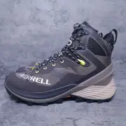 MERRELL Rogue Hiker Mid GTX Gore Tex Hiking Boots Mens 12 Boulder Vibram