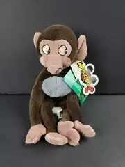 Disney Store Tarzan 8" BABY BABOON Beanbag Plush Stuffed Monkey Toy NEW