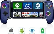 Gamtoure Wireless Game Controller for Iphone/Android with Hall Effect Joysticks, Mobile Gaming Companion with RGB & Ergonomic Design -Suitable for Cloud Gaming, PUBG, Fortnite, Call of Duty Mobile