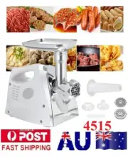 2800W Electric Meat Grinder Sausage Maker Food Kibbe Mincer Machin White