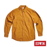 在飛比找momo購物網優惠-【EDWIN】男裝 紅標長袖襯衫式外套(灰卡其)