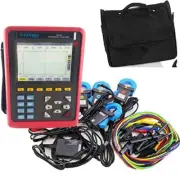 Three-Phase Power Quality Analyzer with Current Clamp 0.10A~100A Jaw Size φ40mm