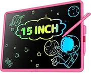 0 SMALL MODEL LCD Writing Tablet for Kids, 15 Inch Kids Drawing Tablet, Large Doodle Board, Rechargeable Drawing Pad for Kids, Learning Toys for 3 4 5 6 7 8 9 10+ Year Old Boys Girls Birthday