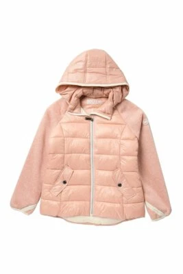NWT MICHAEL KORS Girls Blush Pink Quilted Puffer Jacket(Size 14) MSRP$120.00 NEW