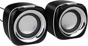 Laptop Speakers,Portable USB Speaker for Desktop - Portable Speaker with Clear Sound for Tablets, Portable MP3s, Desktop Computers, Smart Phones, Laptops