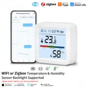 Tuya WIFI/Zigbee Temperature Humidity Sensor Hygrometer Thermometer Smart Home