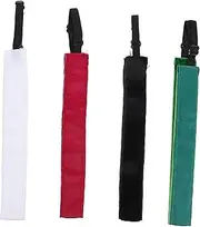 [Parliky] 4pcs Sports Headband Unisex Non Slip Exercise Hairbands for Running Yoga Basketball Moisture Wicking Sweat Absorbent