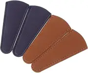 TEHAUX Sewing Scissors Cover Set Fabric Scissor Protectors Durable Leather Sheaths for Tailor Scissors