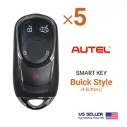 5X Autel iKey Universal Smart Key For Buick Premium Style 4 Button IKEYBK4TP