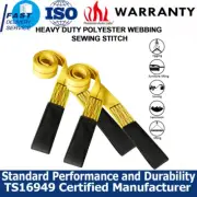 6'x2" Heavy Nylon Web Lifting Tow straps 9000Lbs max Load Capacity recovery