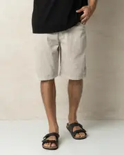 [Skylark] Skylark Men's Elevation Cord Walk Shorts in Stone Grey Size 32 32 Stone Grey
