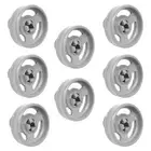 8x Dishwasher Lower Basket Rack Drawer Runner Wheels For Ariston 35mm Roller