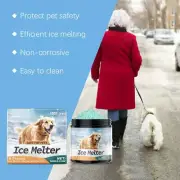 Pet-Friendly Ice Melt–Fast-Acting Magnesium Chloride Hot Safer Formula, N0L8