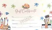 $100.00 Gift Certificate for anything on mona44vette's site! Mona's Art