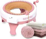 Knitting Machine with Row Counter, 48 Needles Smart Weaving Loom Round Knitting