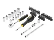 STANLEY 1/4in Metric Socket Set 48 Piece PRO-STACK STA098101FATMAX