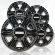 4 Black 17" Wheel Skins Full Rim Covers Hub Caps for 2014 2015 2016 GMC TERRAIN
