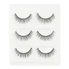 3 Pairs Faux Natural for Cross Long Thick 3D Eye Lashes False Eyelashes 3D1