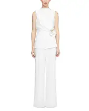 Halston Zahara Crepe Jumpsuit