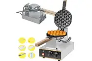 OZNALA Commercial Electric Egg Waffle Maker Oven Bubble Puffle Cake Maker Machine New