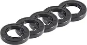 X AUTOHAUX Universal Oil Seal TC Double Lip W Steel Spring Seal Ring Rotary Shaft Seal 40x70x12mm High Pressure NBR Rubber Black 5pcs