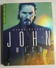 JOHN WICK w/Slipcover (BLU RAY + DVD 2-DISC SET, 2014) NEW & SEALED