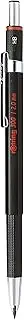 rOtring 300 Mechanical Pencil 2.0 mm Refillable with Sharpener Under Cap Black 12 Count