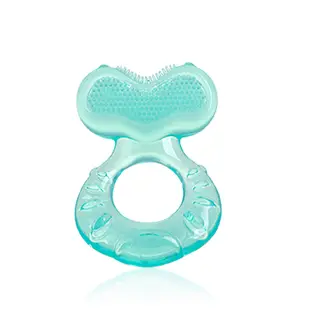 Nuby 小魚軟質固齒器 Comfort package 湖水綠 (3M+)