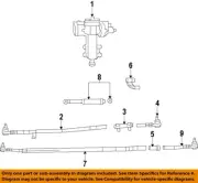 CHRYSLER OEM 18-23 Gladiator Steering Gear Linkage-Pitman Arm 68252098AA
