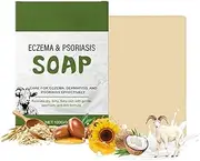 Goats Milk soap - Goat Milk Skincare - Eczema Soap for Face and Body - Organic Handmade Soap for Dermatitis & Psoriasis - Natural Soap Bar for Dry Itchy Sensitive Skin Relief (100g)
